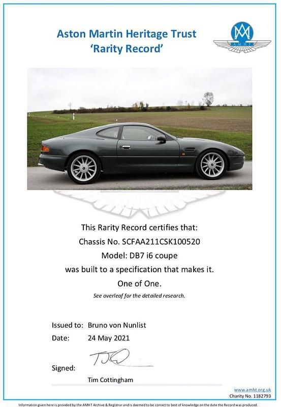 Gebraucht Aston Martin DB7 332 PS (244 kW) 1996