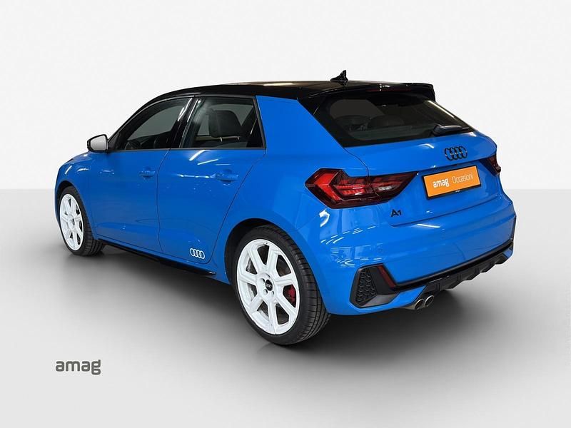 Gebraucht Audi A1 Sportback S-Line 200 PS (147 kW) 2019 Blu turbonero mito Kleinwagen