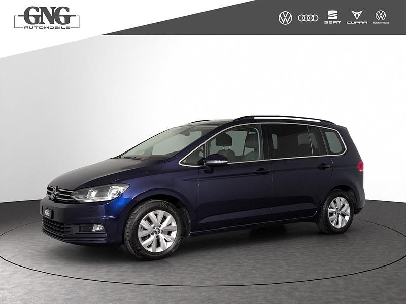 Gebraucht VW Touran Comfortline 150 PS (110 kW) 2021 Blau Van / Kleinbus