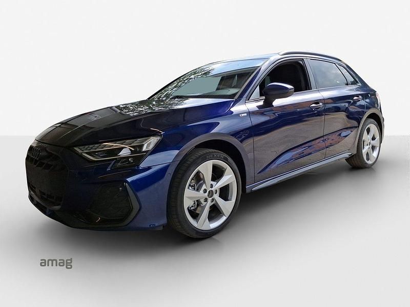 Mythosschwarz metallic Neu 2025 Audi A3 Sportback S-Line Kleinwagen | CHF 51’890 (Fairer Preis) - Bild 1/4