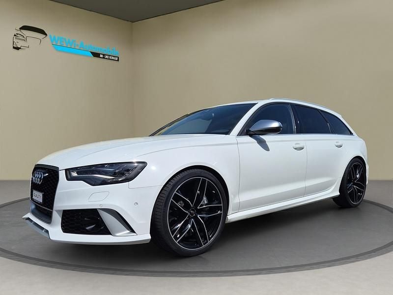 Weiss Gebraucht 2014 Audi RS6 Sport Kombi | CHF 36’895 (Superpreis) - Bild 1/4
