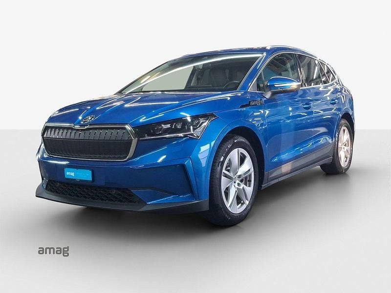 Race blau, metallic Gebraucht 2021 Skoda Enyaq iV SUV | CHF 29’990 (Superpreis) - Bild 1/4