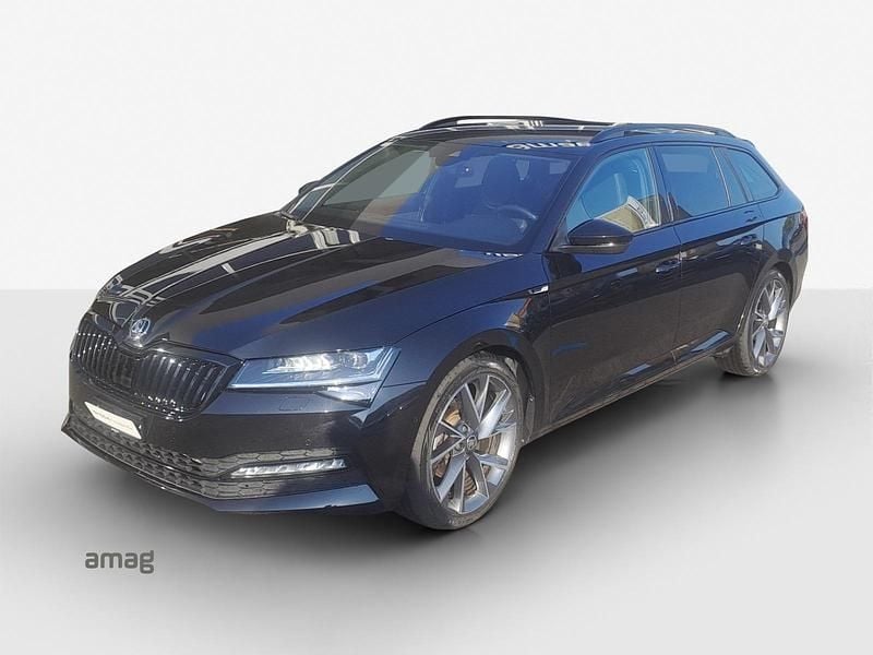 Noir magic, effet perlé Gebraucht 2024 Skoda Superb SportLine Kombi | CHF 34’490 (Fairer Preis) - Bild 1/4