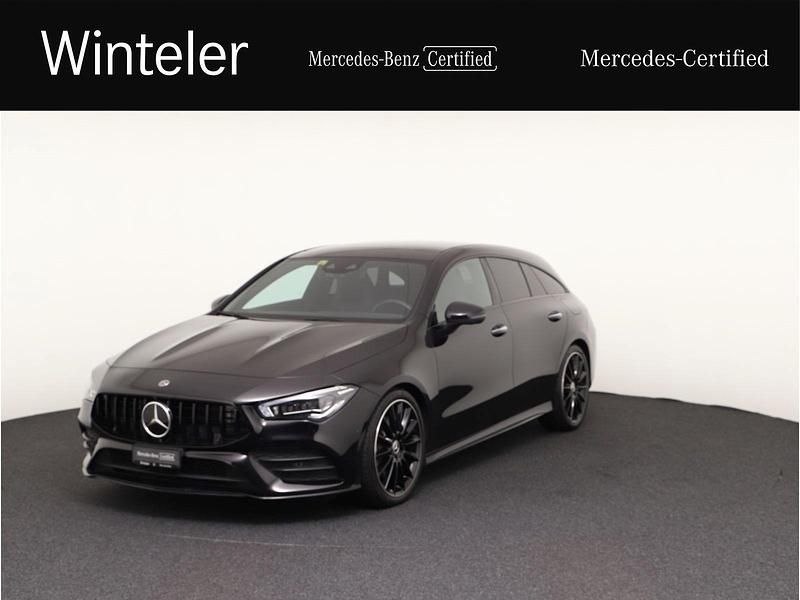 Gebraucht Mercedes CLA200 Shooting Brake AMG line 150 PS (110 kW) 2020 Schwarz Kombi