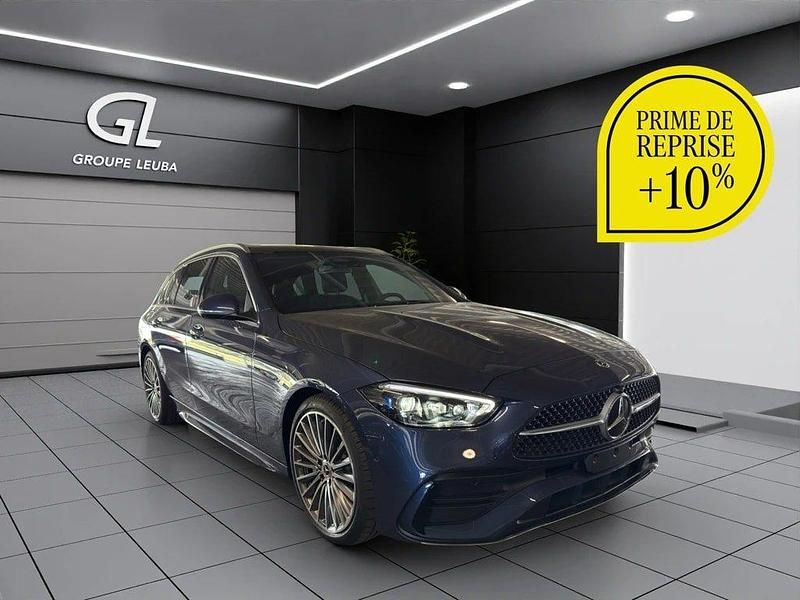 Neu Mercedes C300e 265 PS (194 kW) 2025 Blau Kombi