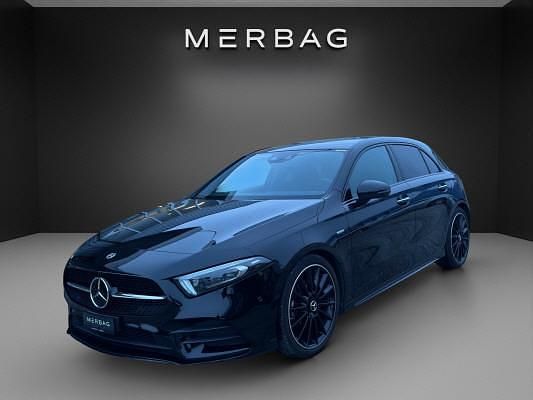 Schwarz Gebraucht 2023 Mercedes A200 AMG line Limousine | CHF 33’900 (Fairer Preis) - Bild 1/4