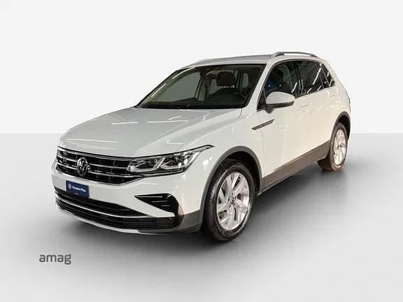 Pure white uni Gebraucht 2022 VW Tiguan Elegance SUV | CHF 25’900 - Bild 1/4