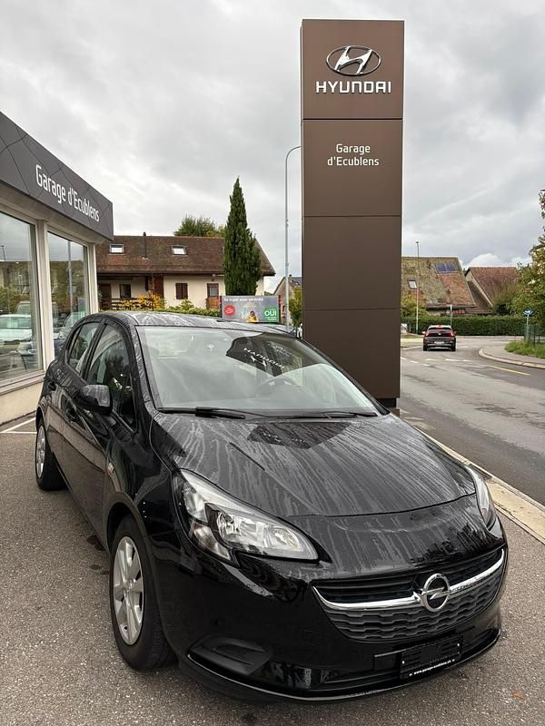 Gebraucht Opel Corsa Edition 90 PS (66 kW) 2018 Schwarz Kleinwagen