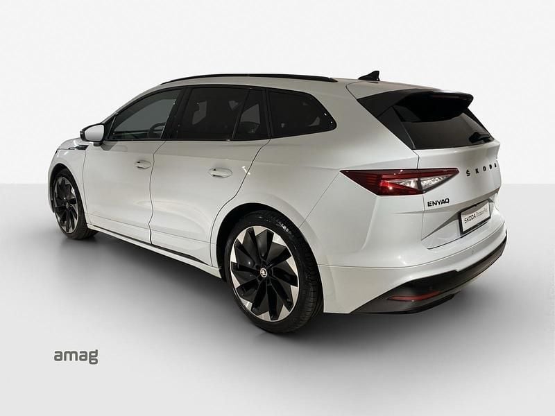 Gebraucht Skoda Enyaq iV SportLine 194 kW (265 PS) 2021 Moon weiss, metallic SUV