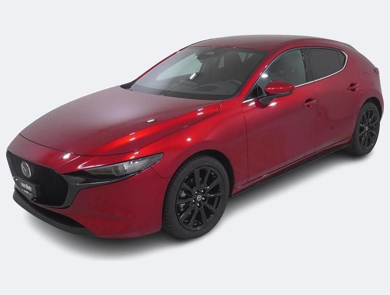 Neu Mazda 3 Exclusive-Line 185 PS (136 kW) 2025 Rot Kleinwagen