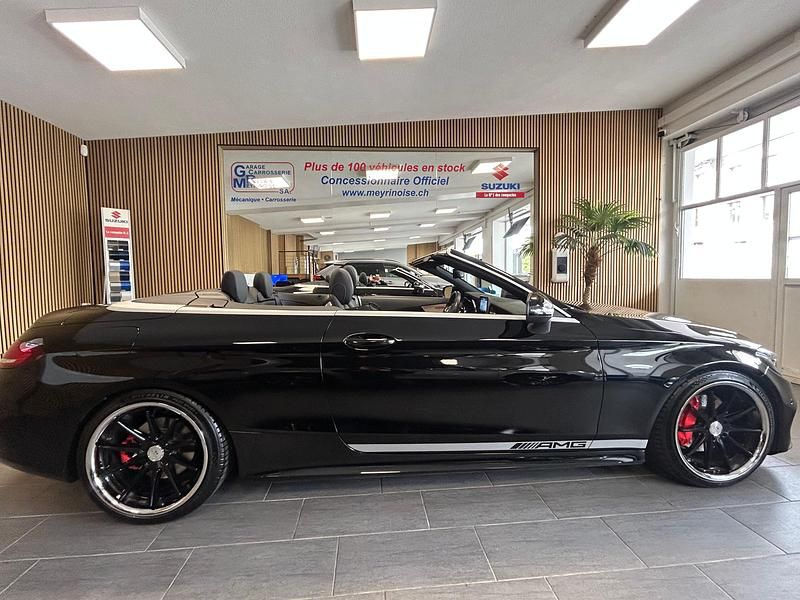 Gebraucht Mercedes C200 AMG line 184 PS (135 kW) 2017 Schwarz Cabrio