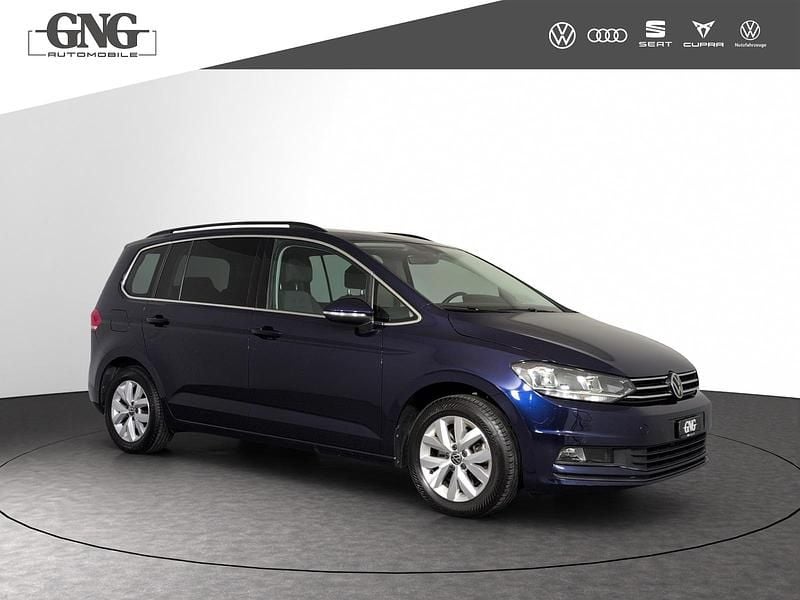 Gebraucht VW Touran Comfortline 150 PS (110 kW) 2021 Blau Van / Kleinbus