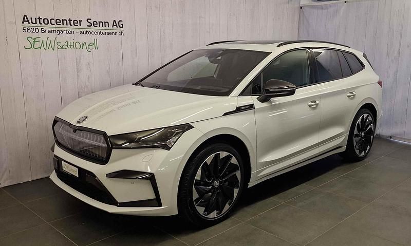 Weiss Gebraucht 2023 Skoda Enyaq iV SportLine SUV | CHF 37’960 (Fairer Preis) - Bild 1/4