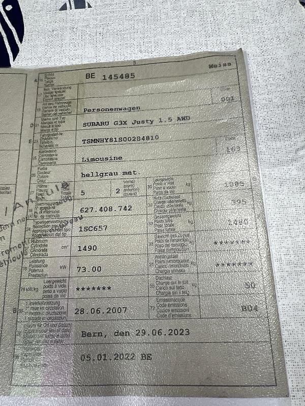 Gebraucht Subaru Justy 99 PS (72 kW) 2007 Kleinwagen