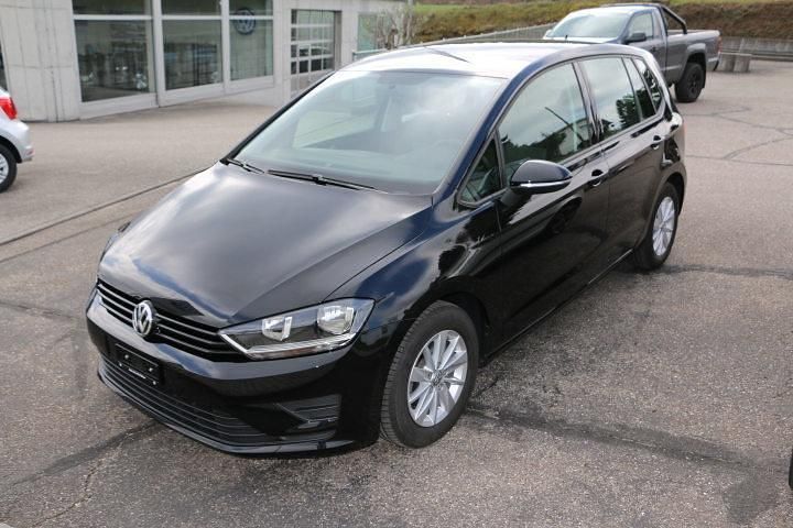 Gebraucht VW Golf Sportsvan Trendline 110 PS (80 kW) 2017 Schwarz, met. Van / Kleinbus