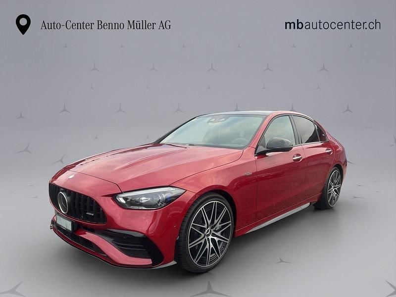 Rot Neu 2025 Mercedes C43 AMG Executive Limousine | CHF 96’900 (Fairer Preis) - Bild 1/4