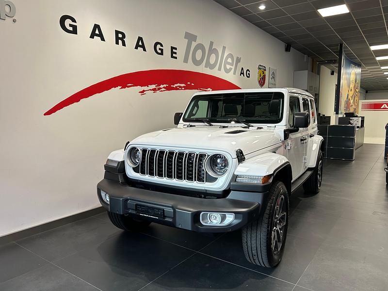 Neu Jeep Wrangler Sahara 381 PS (280 kW) 2025 Weiss SUV