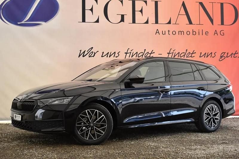 Neu Skoda Octavia SportLine 150 PS (110 kW) 2025 Schwarz Kombi