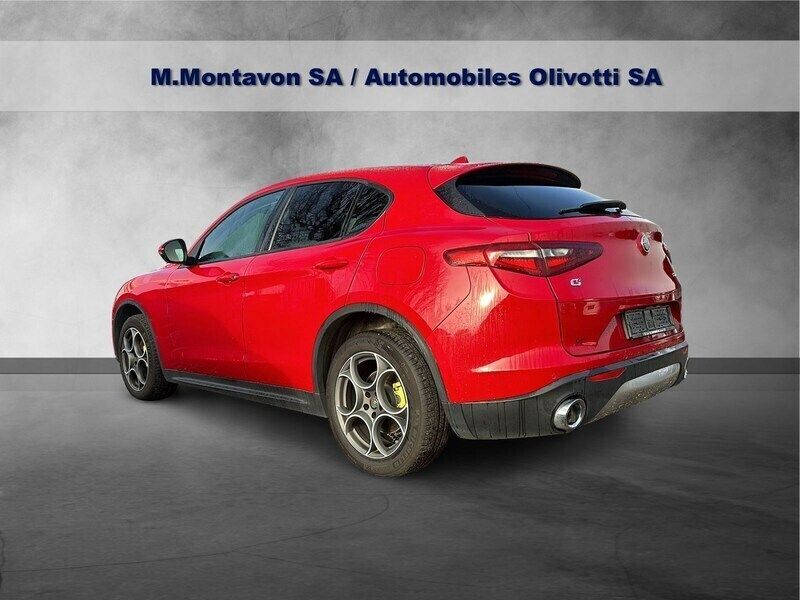 Gebraucht Alfa Romeo Stelvio Ti 280 PS (205 kW) 2019 Rot SUV