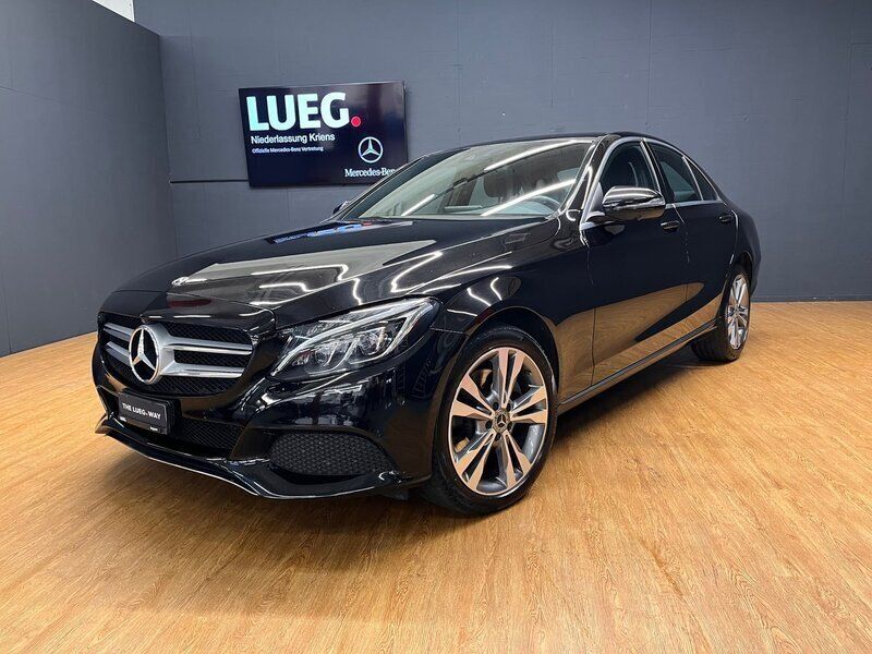 Schwarz Gebraucht 2018 Mercedes C250 Limousine | CHF 26’500 - Bild 1/4