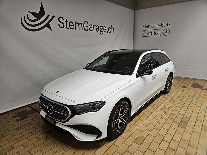 Neu Mercedes E200 AMG line 204 PS (150 kW) 2025 Weiss Kombi