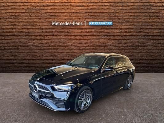 Schwarz Gebraucht 2024 Mercedes C300e AMG line Kombi | CHF 51’800 (Superpreis) - Bild 1/4
