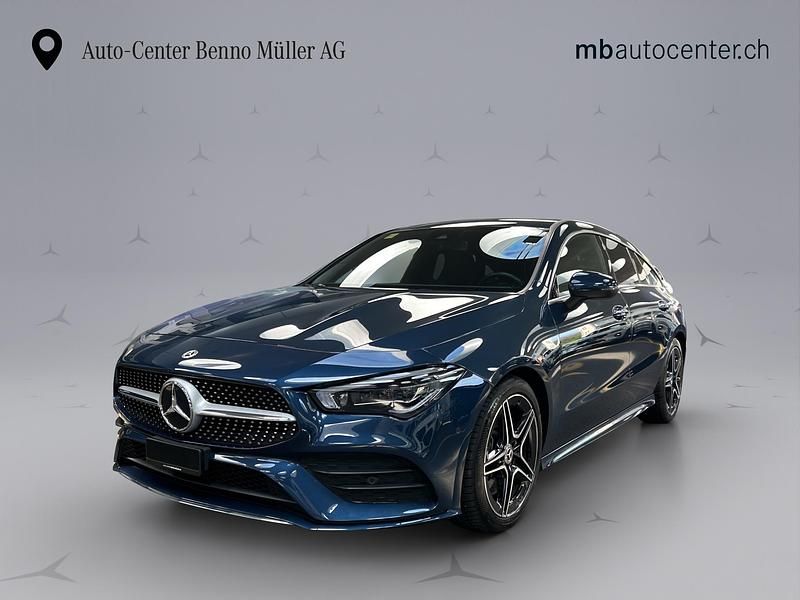 Blau Gebraucht 2022 Mercedes CLA250 Shooting Brake AMG line Kombi | CHF 37’500 (Fairer Preis) - Bild 1/4