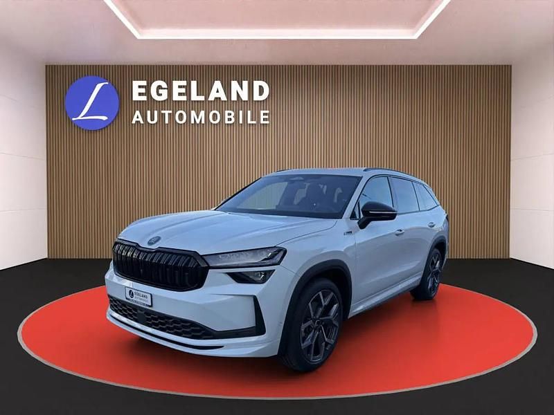 Weiss Neu 2025 Skoda Kodiaq SportLine SUV | CHF 53’850 (Fairer Preis) - Bild 1/4