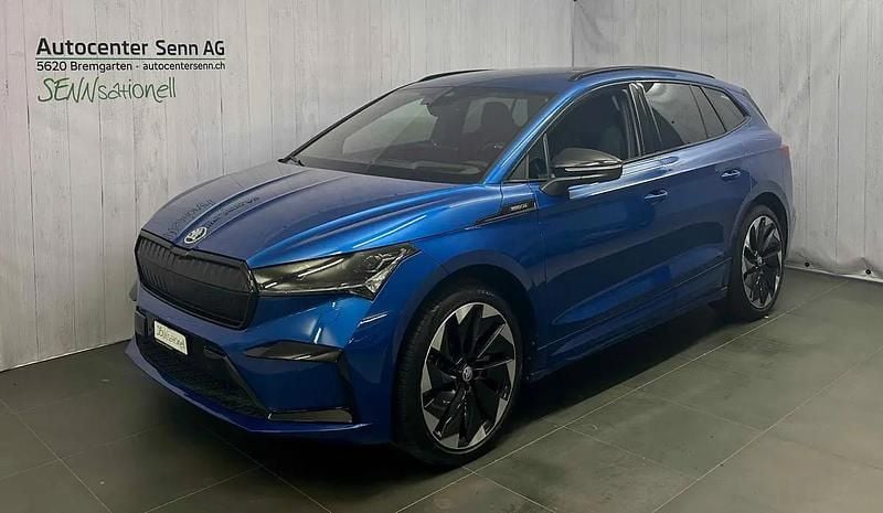 Blau Gebraucht 2025 Skoda Enyaq iV SportLine SUV | CHF 30’910 (Superpreis) - Bild 1/4