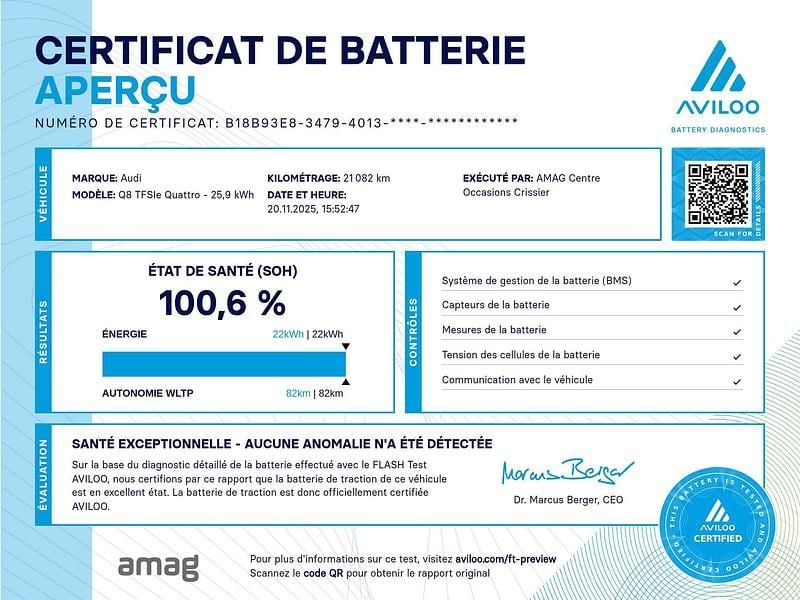 Gebraucht Audi Q8 Ambiente 394 PS (289 kW) 2024 Mythosschwarz metallic SUV