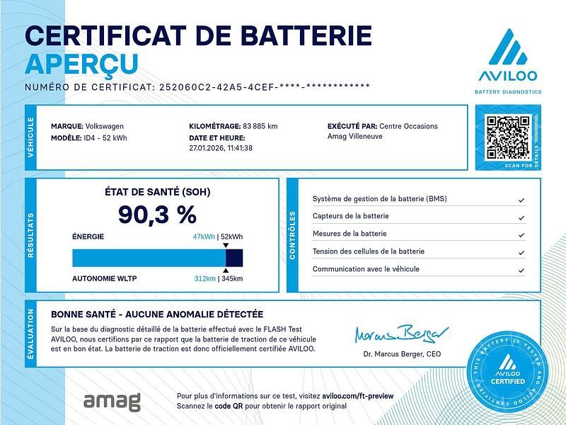 Gebraucht VW ID.4 Pure 125 kW (170 PS) 2021 Mangangrau metallic SUV
