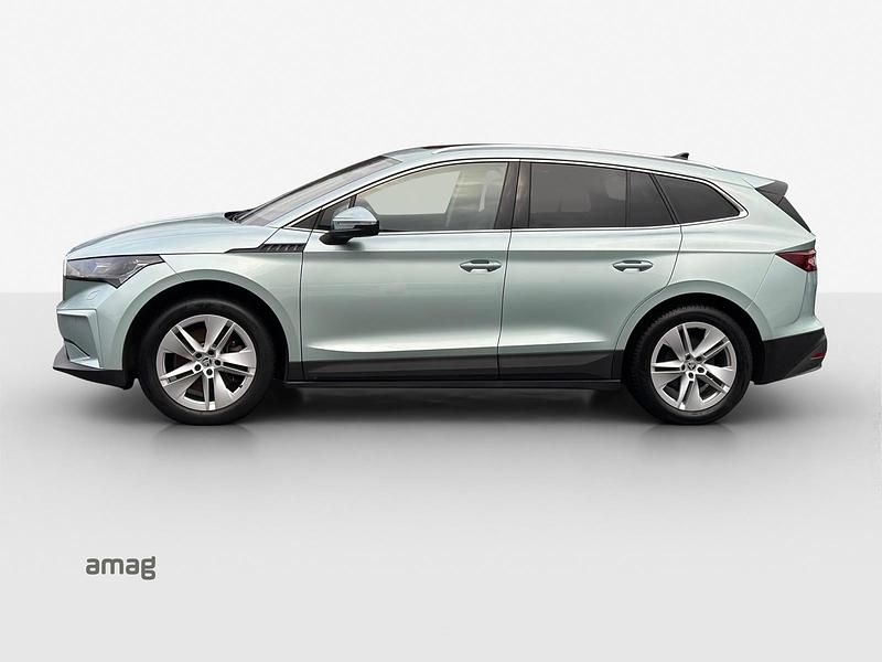 Gebraucht Skoda Enyaq iV 194 kW (265 PS) 2022 Arctic silber, metallic SUV