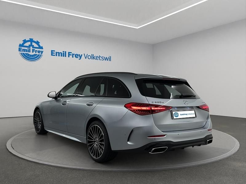 Neu Mercedes C220 AMG line 197 PS (144 kW) 2025 Silber Kombi