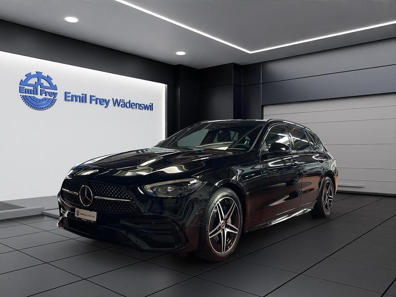 Neu Mercedes C220 AMG line 197 PS (144 kW) 2025 Silber Kombi