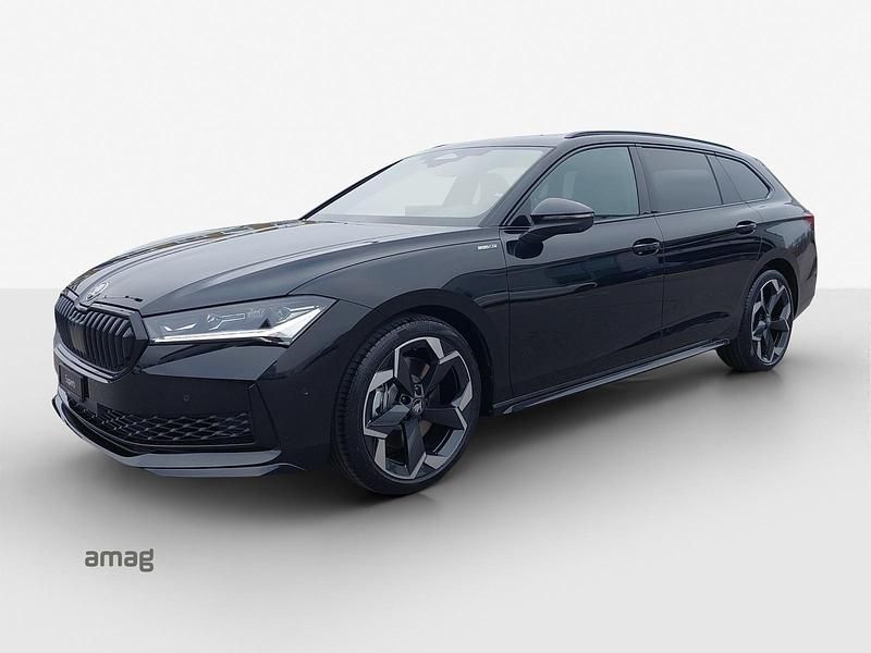 Noir ébène, métallisée Gebraucht 2025 Skoda Superb SportLine Kombi | CHF 48’990 - Bild 1/4