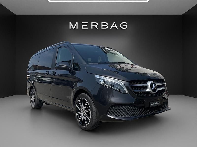 Schwarz Gebraucht 2022 Mercedes V250 Van / Kleinbus | CHF 55’800 (Fairer Preis) - Bild 1/4