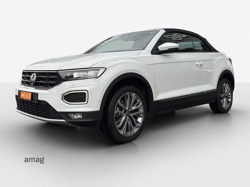 Pure white uni Gebraucht 2021 VW T-Roc Cabriolet Advance Cabrio | CHF 25’900 (Fairer Preis) - Bild 1/4