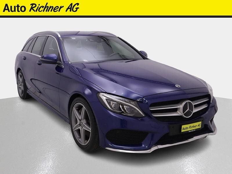 Gebraucht Mercedes C300 AMG line 245 PS (180 kW) 2017 Blau Kombi