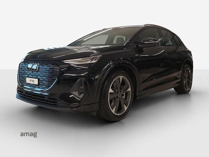 Mythosschwarz metallic Gebraucht 2025 Audi Q4 e-tron Ambiente SUV | CHF 52’990 (Superpreis) - Bild 1/4