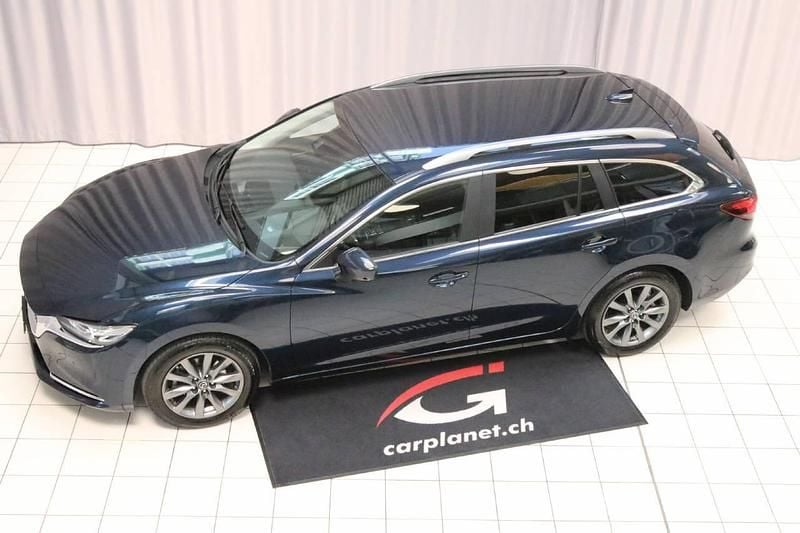 Blau Gebraucht 2021 Mazda 6 Exclusive-Line Kombi | CHF 28’990 (Fairer Preis) - Bild 1/4