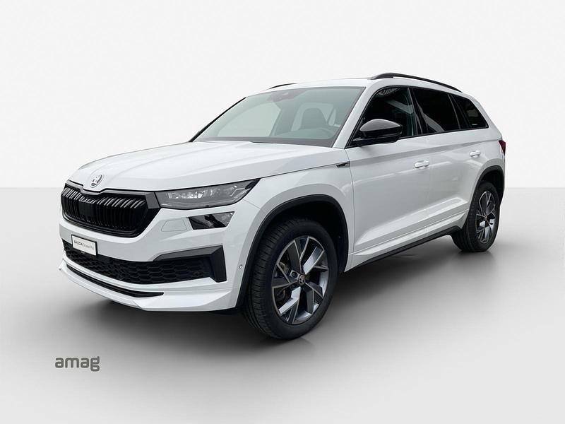 Moon weiss, metallic Gebraucht 2024 Skoda Kodiaq SportLine SUV | CHF 46’490 (Etwas zu teuer) - Bild 1/4