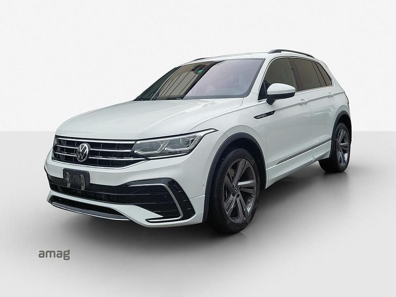 Pure white uni Gebraucht 2021 VW Tiguan R-line SUV | CHF 32’490 (Fairer Preis) - Bild 1/4