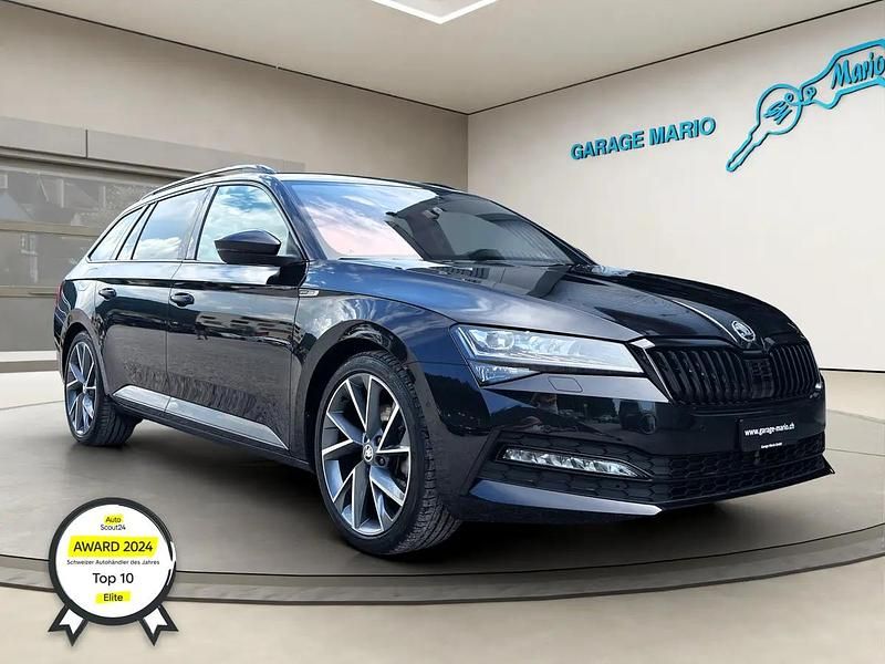 Schwarz Gebraucht 2025 Skoda Superb SportLine Kombi | CHF 38’650 (Teuer) - Bild 1/4