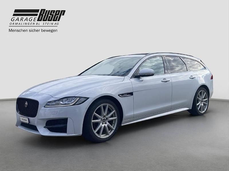 Weiss Gebraucht 2018 Jaguar XF Sportbrake R-Sport Kombi | CHF 19’990 - Bild 1/4