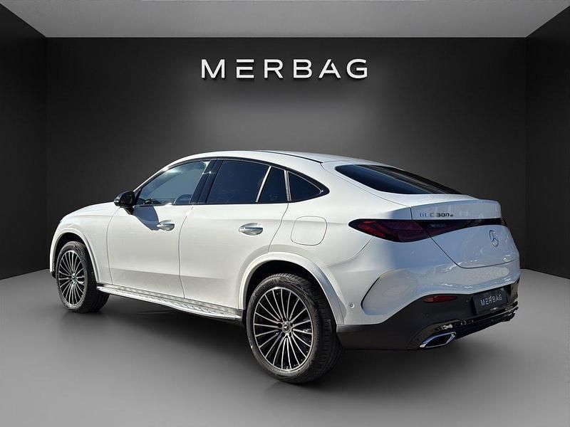 Neu Mercedes GLC300 313 PS (230 kW) 2025 Weiss Coupé