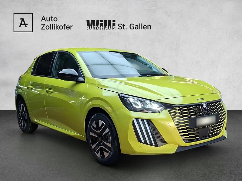 Neu Peugeot 208 Allure Premium 110 PS (80 kW) 2025 Gelb Kleinwagen