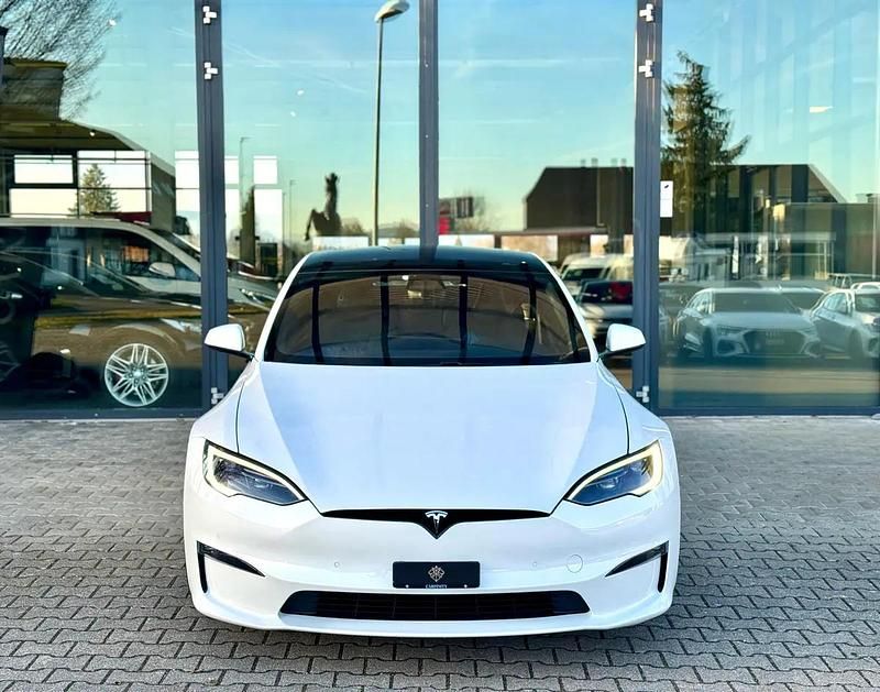 Gebraucht Tesla Model S Plaid 759 kW (1033 PS) 2025 Weiss Kleinwagen