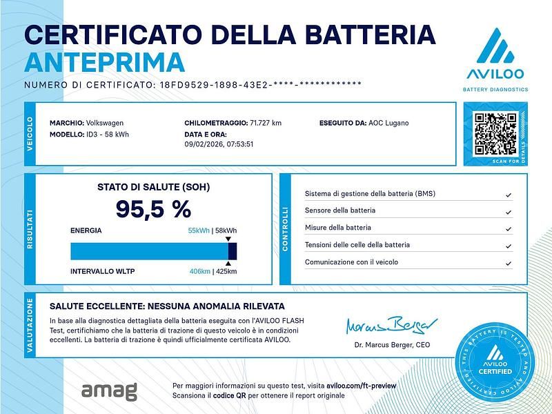 Gebraucht VW ID.3 Pro Performance 150 kW (204 PS) 2020 Gletscherweiss met.schwarz Kleinwagen