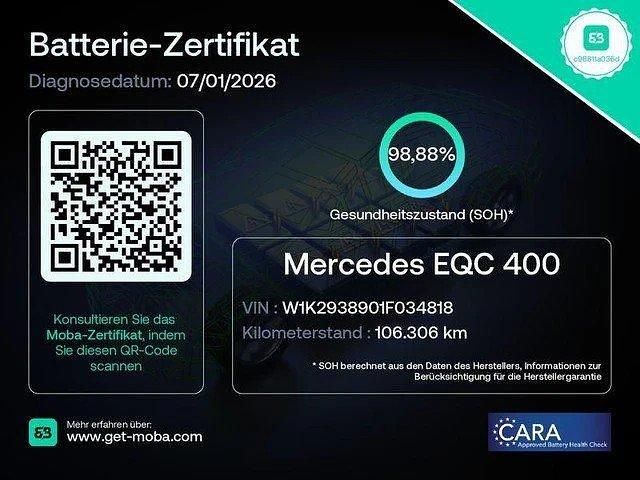 Gebraucht Mercedes EQC400 AMG line 300 kW (408 PS) 2021 SUV