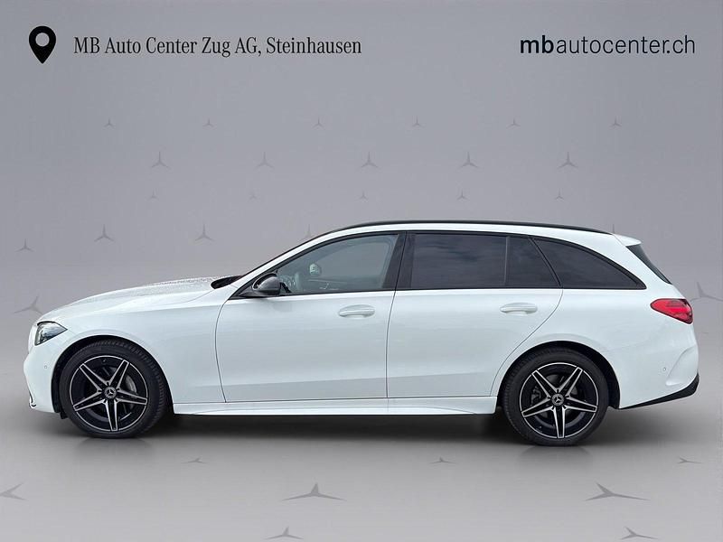 Gebraucht Mercedes C220 AMG line 220 PS (161 kW) 2024 Weiss Kombi